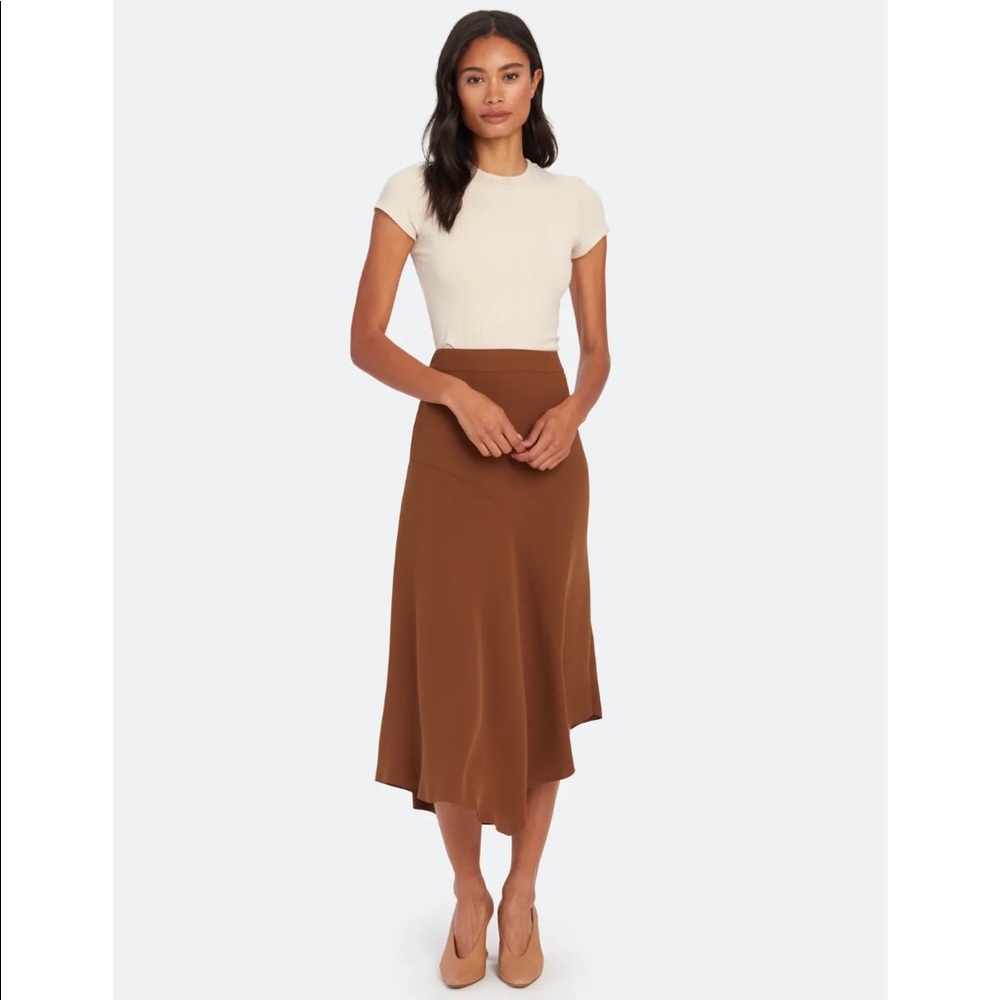 Vince Panel Asymmetrical Skirt